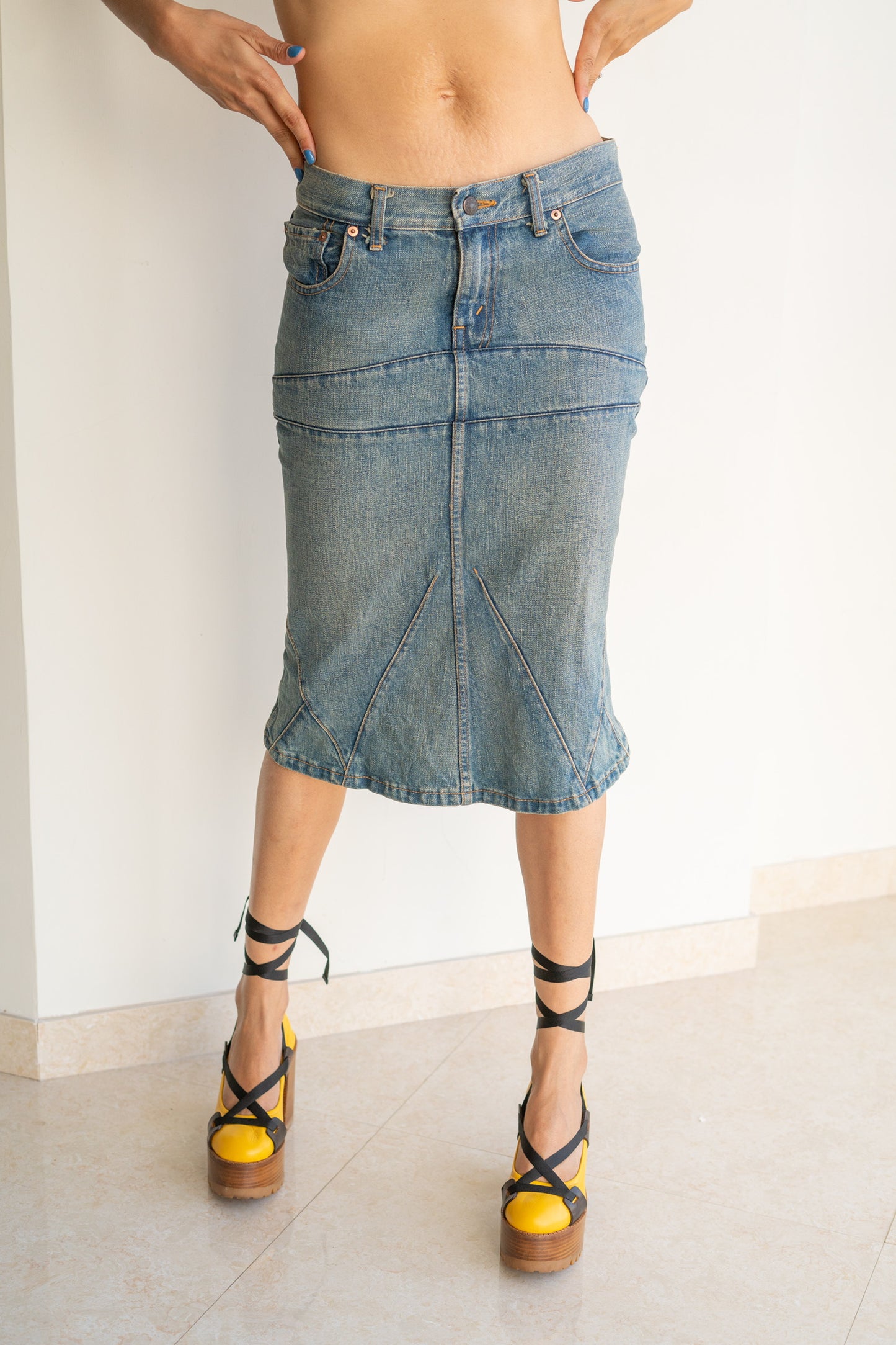 Junya Watanabe Denim Skirt