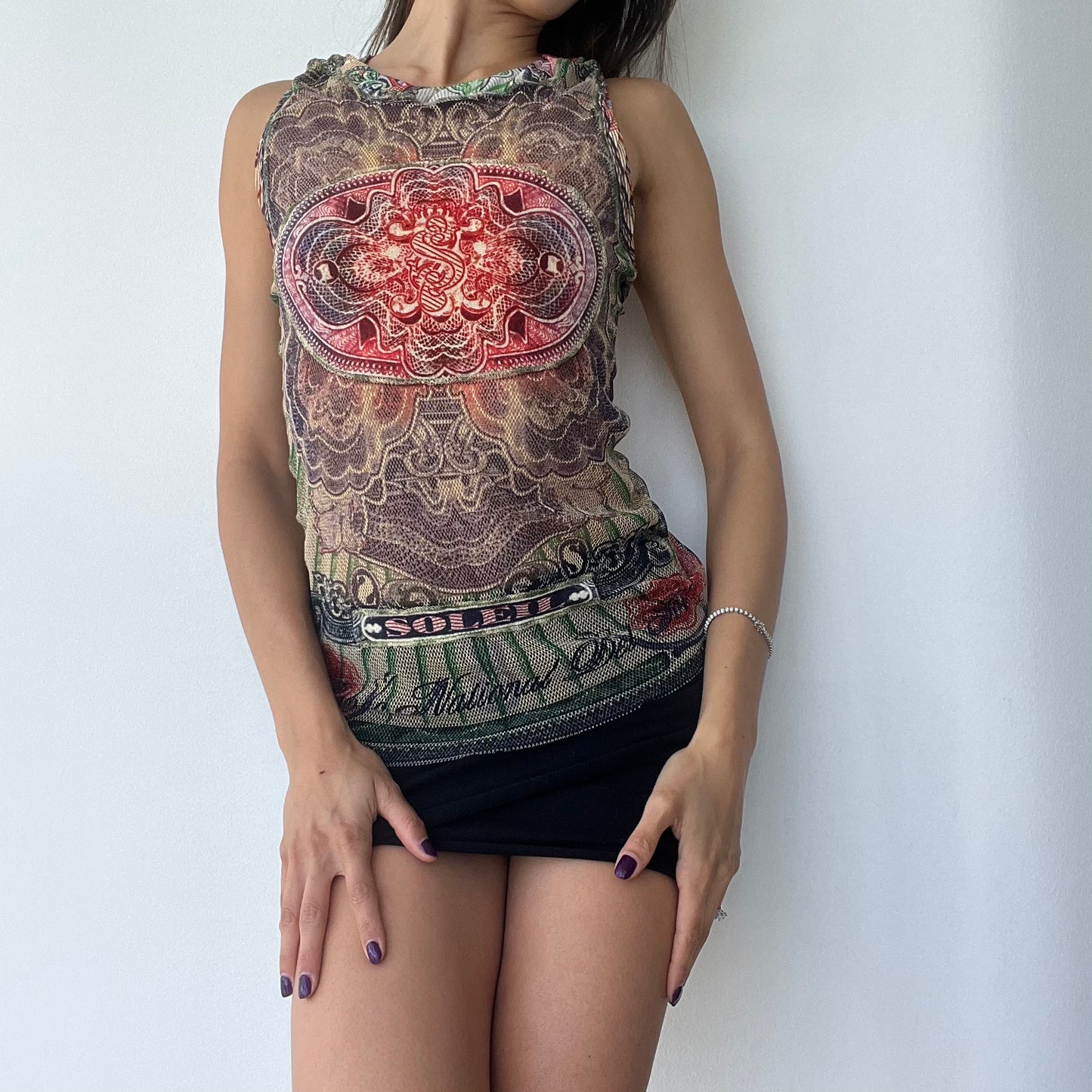 Jean Paul Gaultier 90’s Money Top