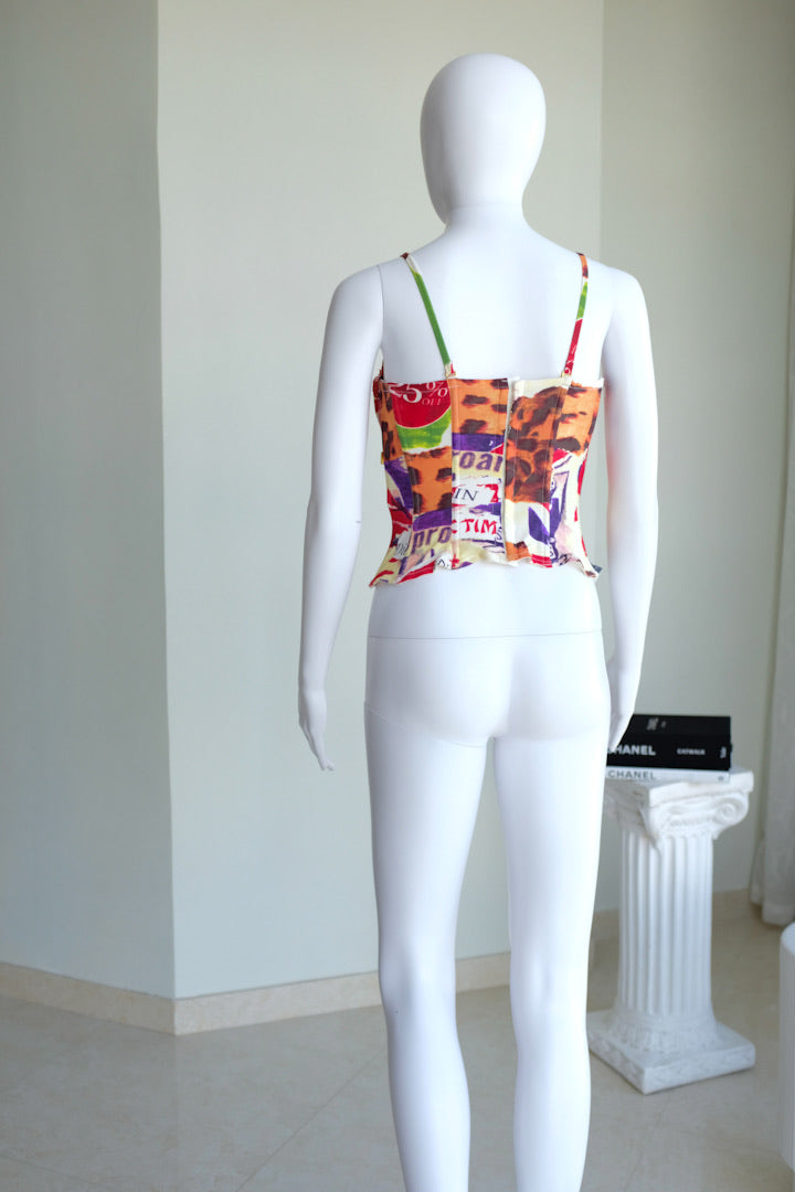 Christian Dior by John Galliano 'Fashion Victim' Bustier