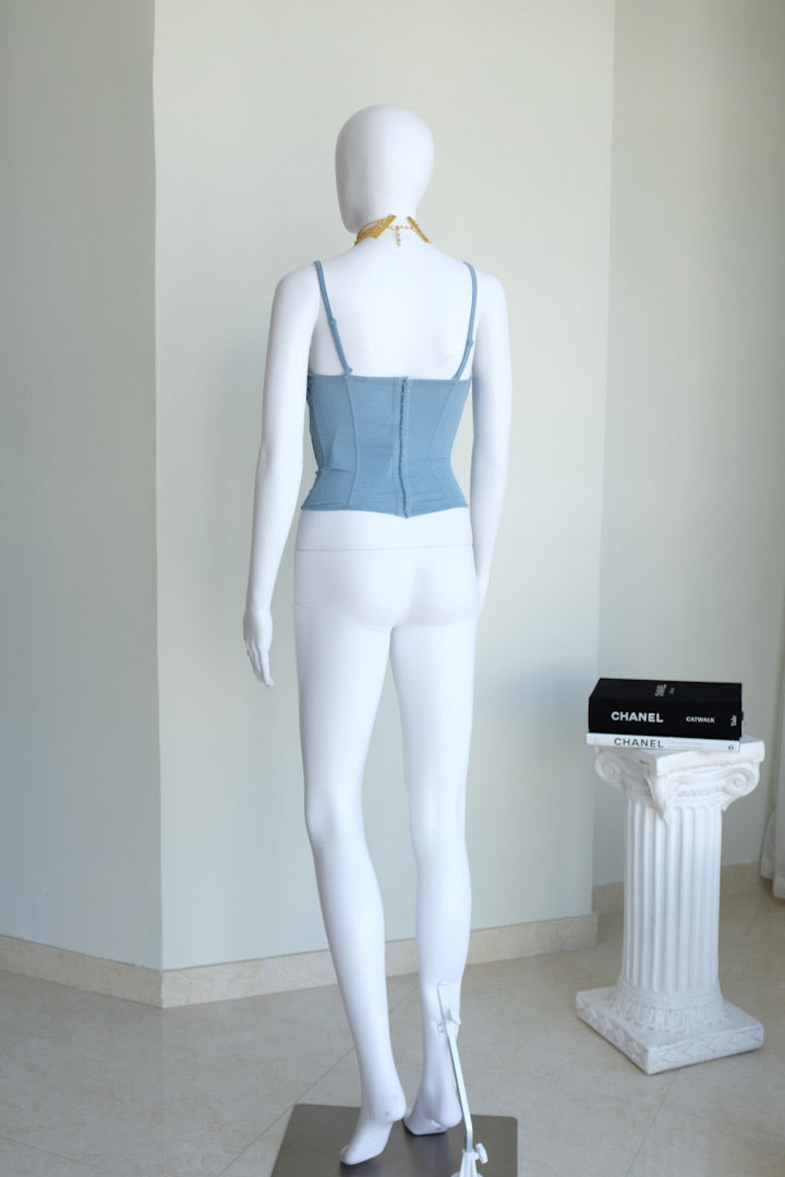 Christian Dior by John Galliano Denim Bustier