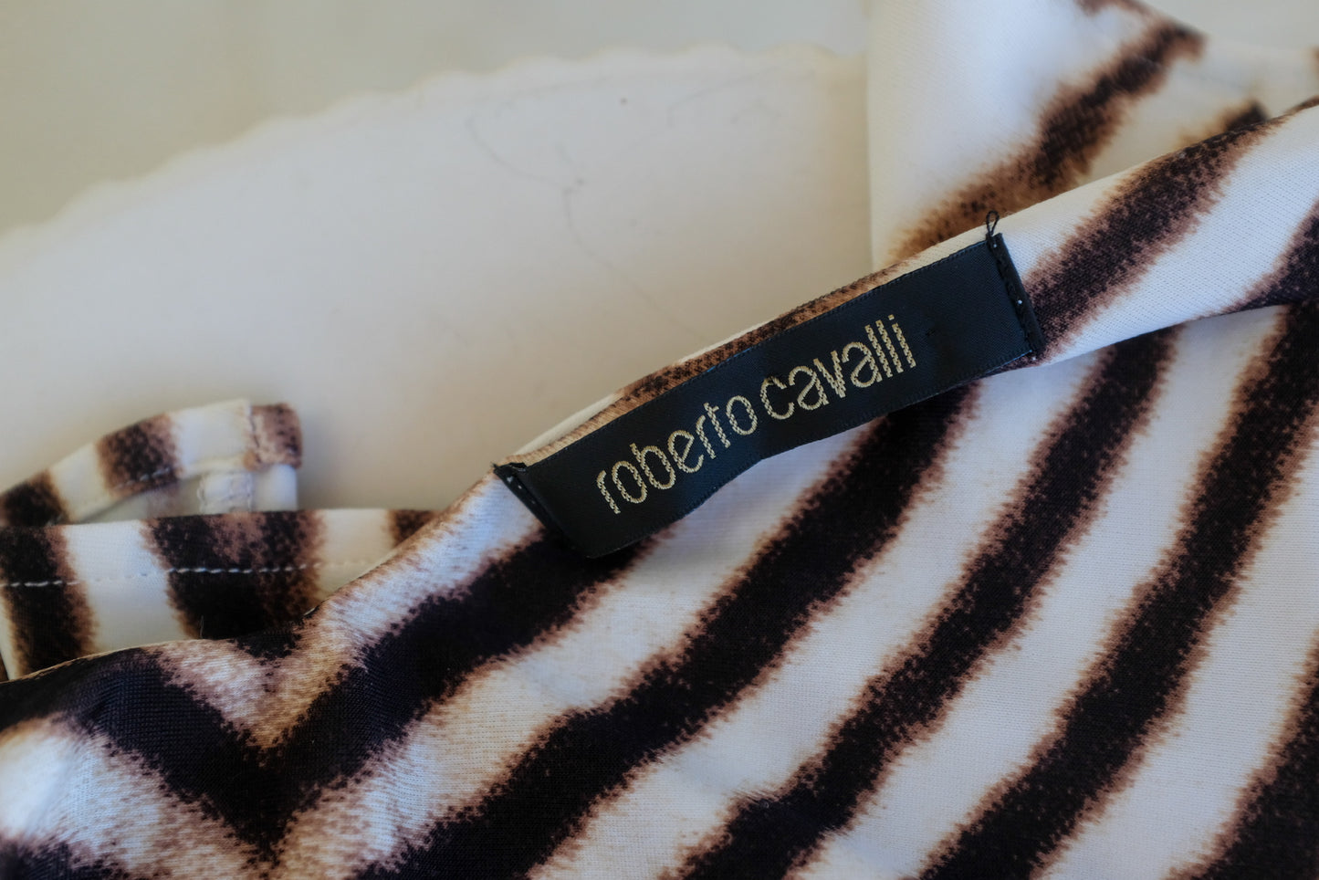 Roberto Cavalli Zebra Cocktail Dress
