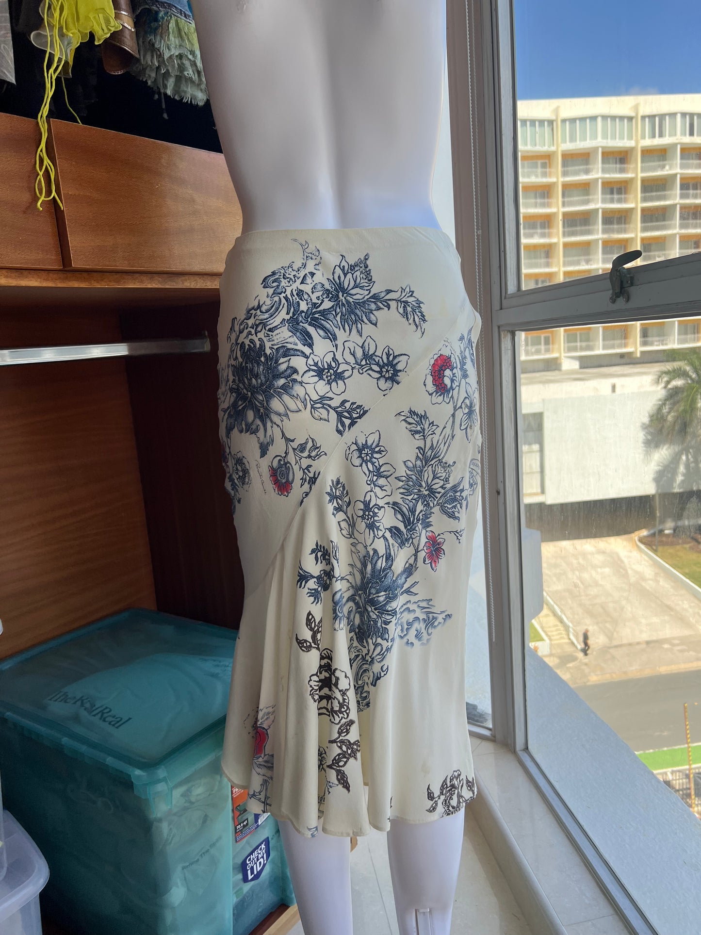 Roberto Cavalli SS2003 Tattoo Tiger print skirt