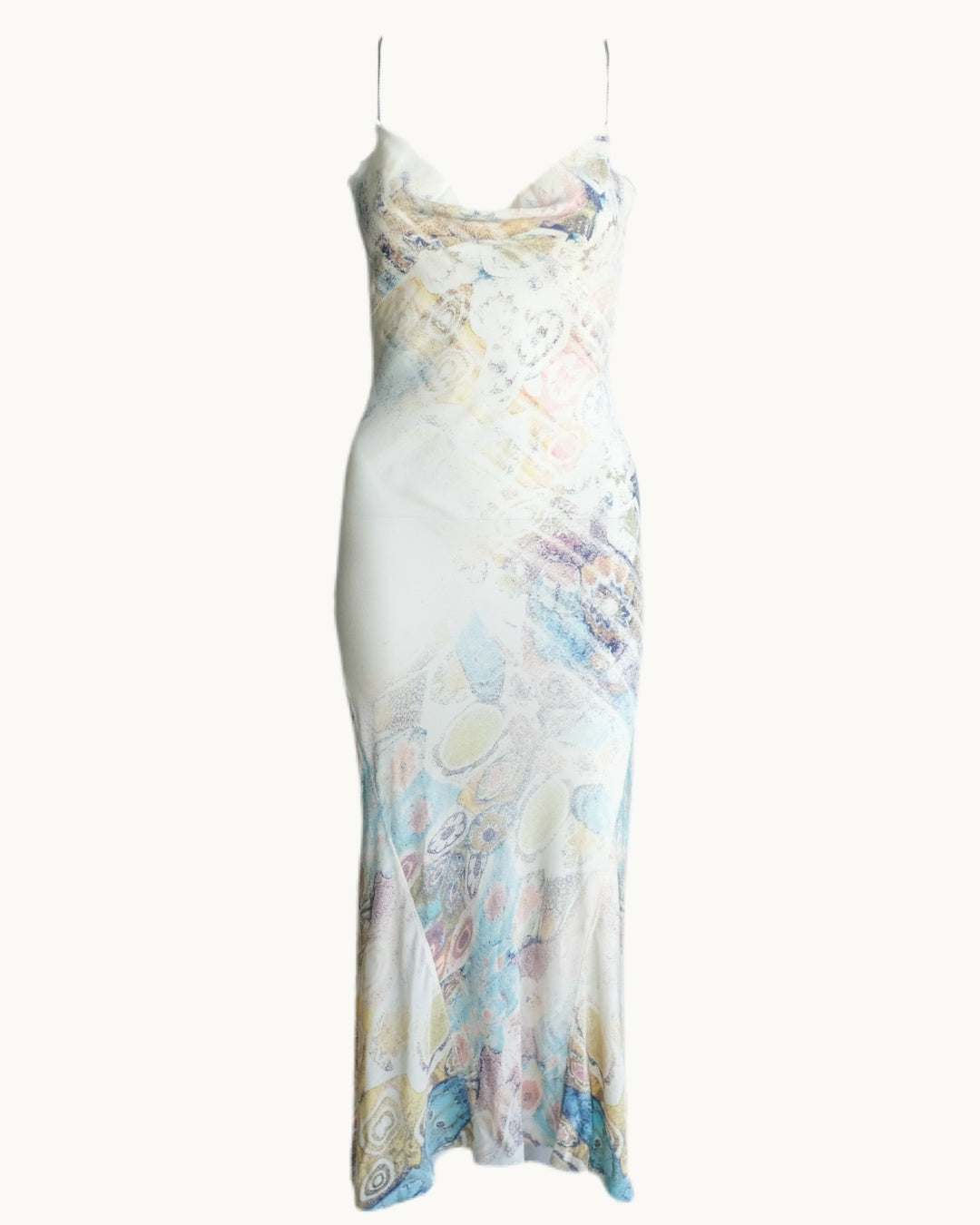 Roberto Cavalli Silk Lace Up Cocktail Dress