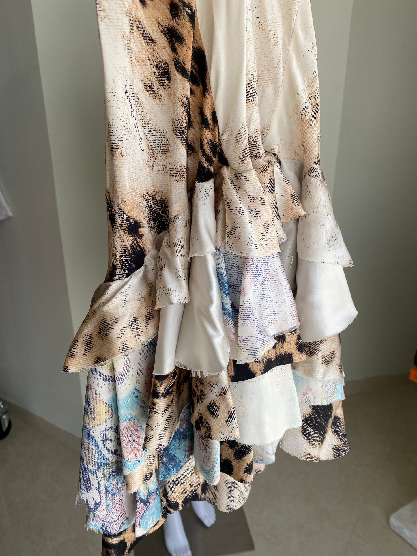 Roberto Cavalli SS2002 Silk Skirt Look 2