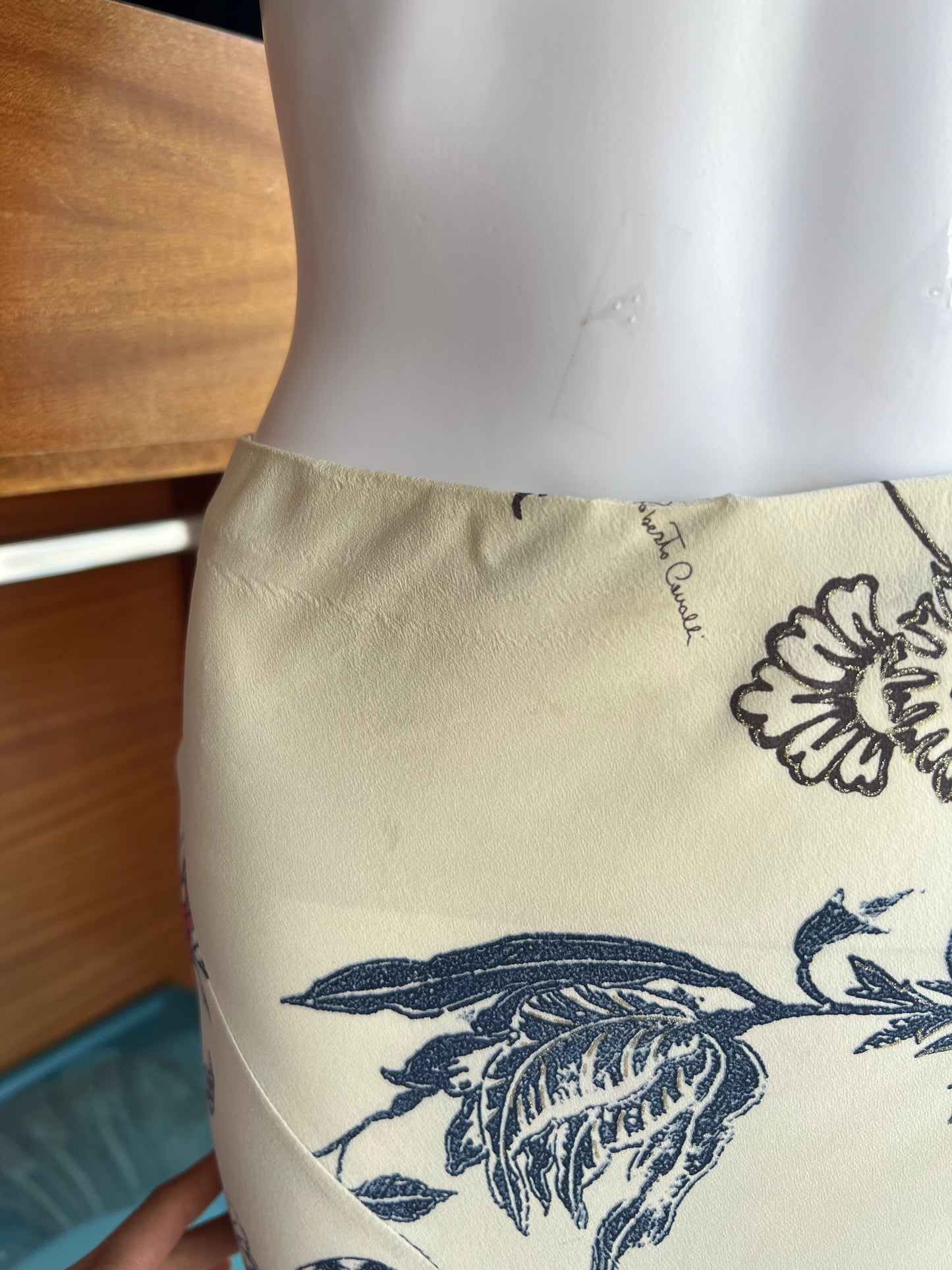 Roberto Cavalli SS2003 Tattoo Tiger print skirt