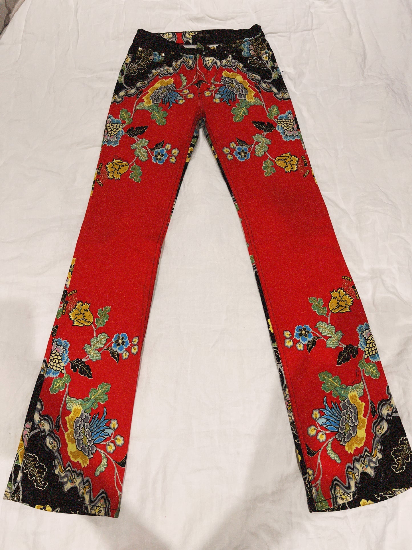 Roberto Cavalli Cheongsam SS2003 Pants
