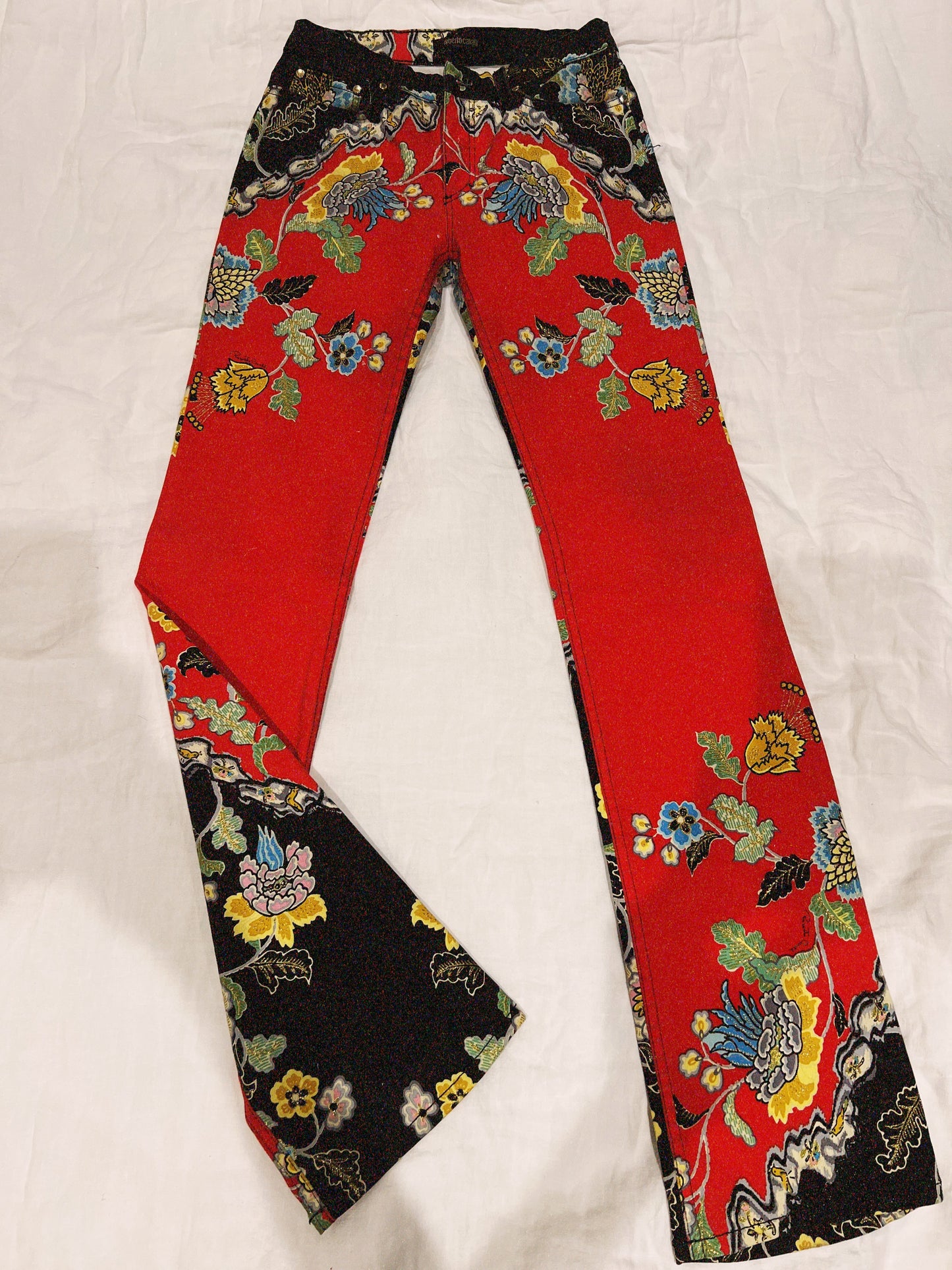 Roberto Cavalli Cheongsam SS2003 Pants