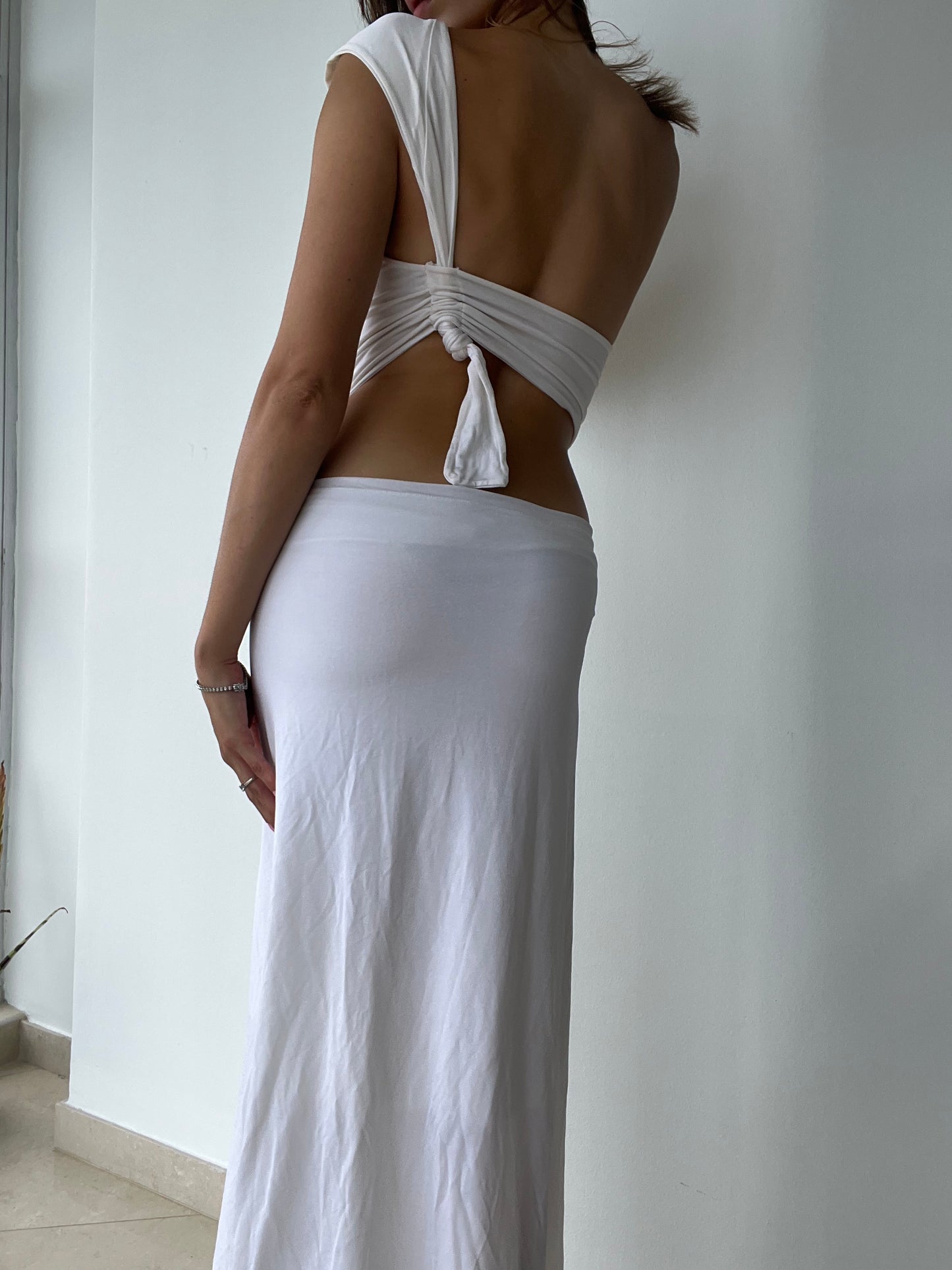 Ema Savahl White Cocktail Dress