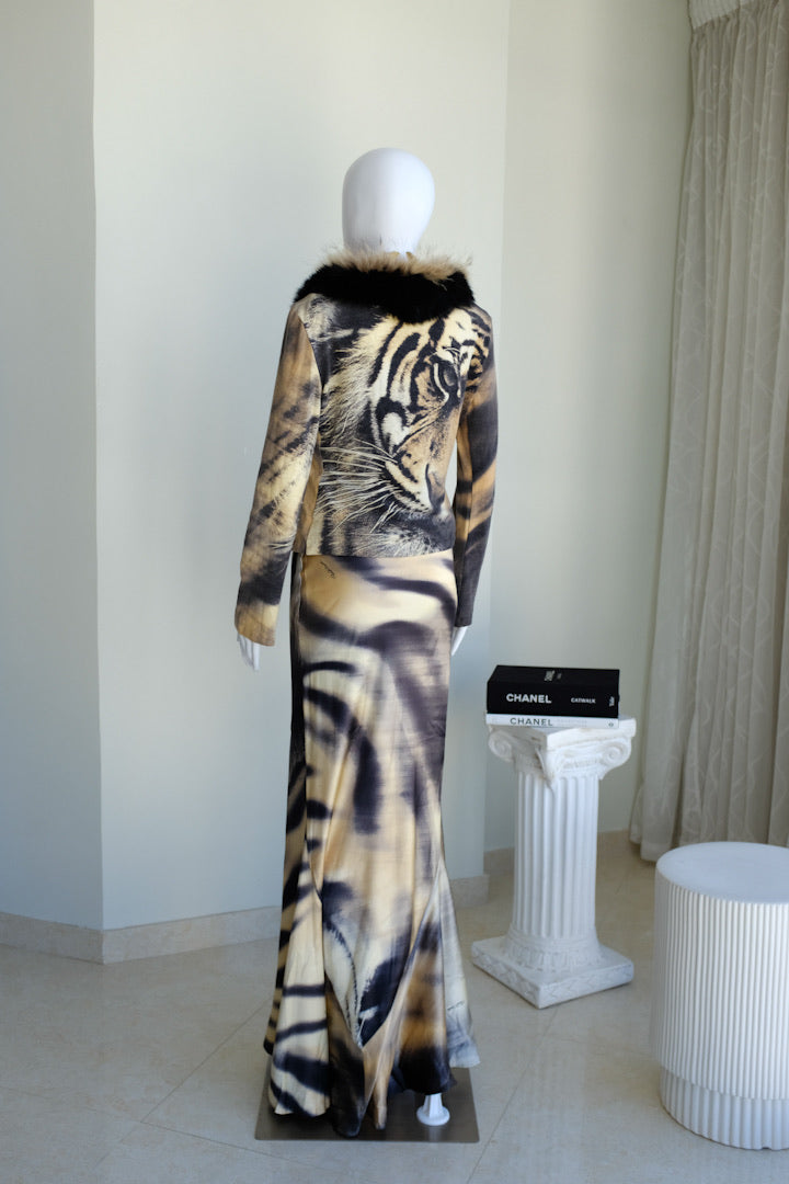 Roberto Cavalli Tiger Print Set