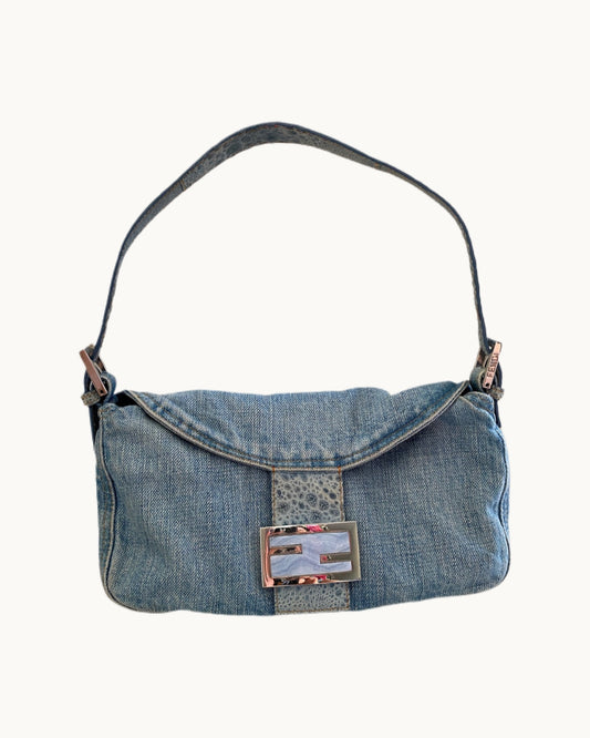 Fendi Denim Baguette