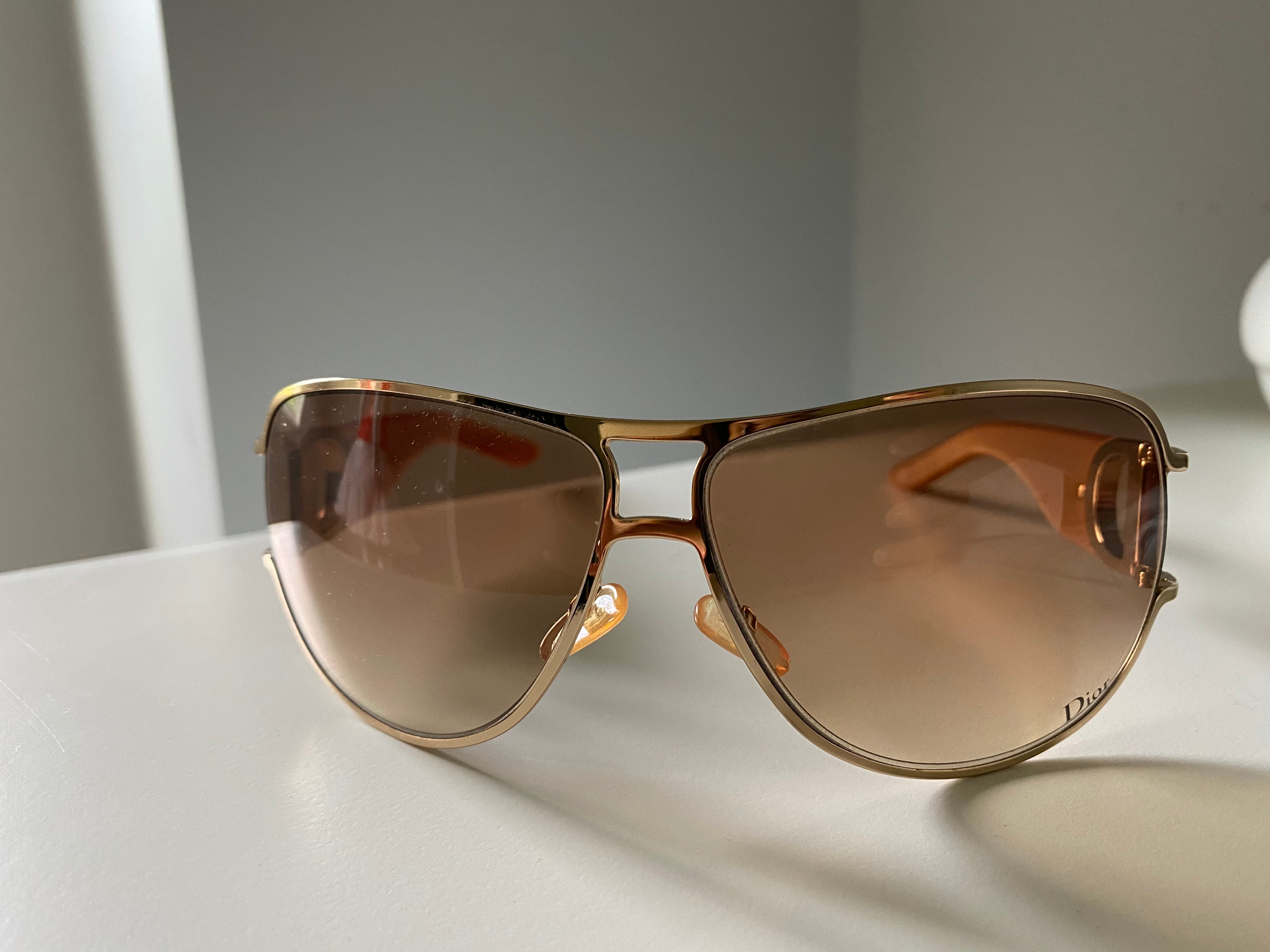 Dior Gold Frame Sunglasses