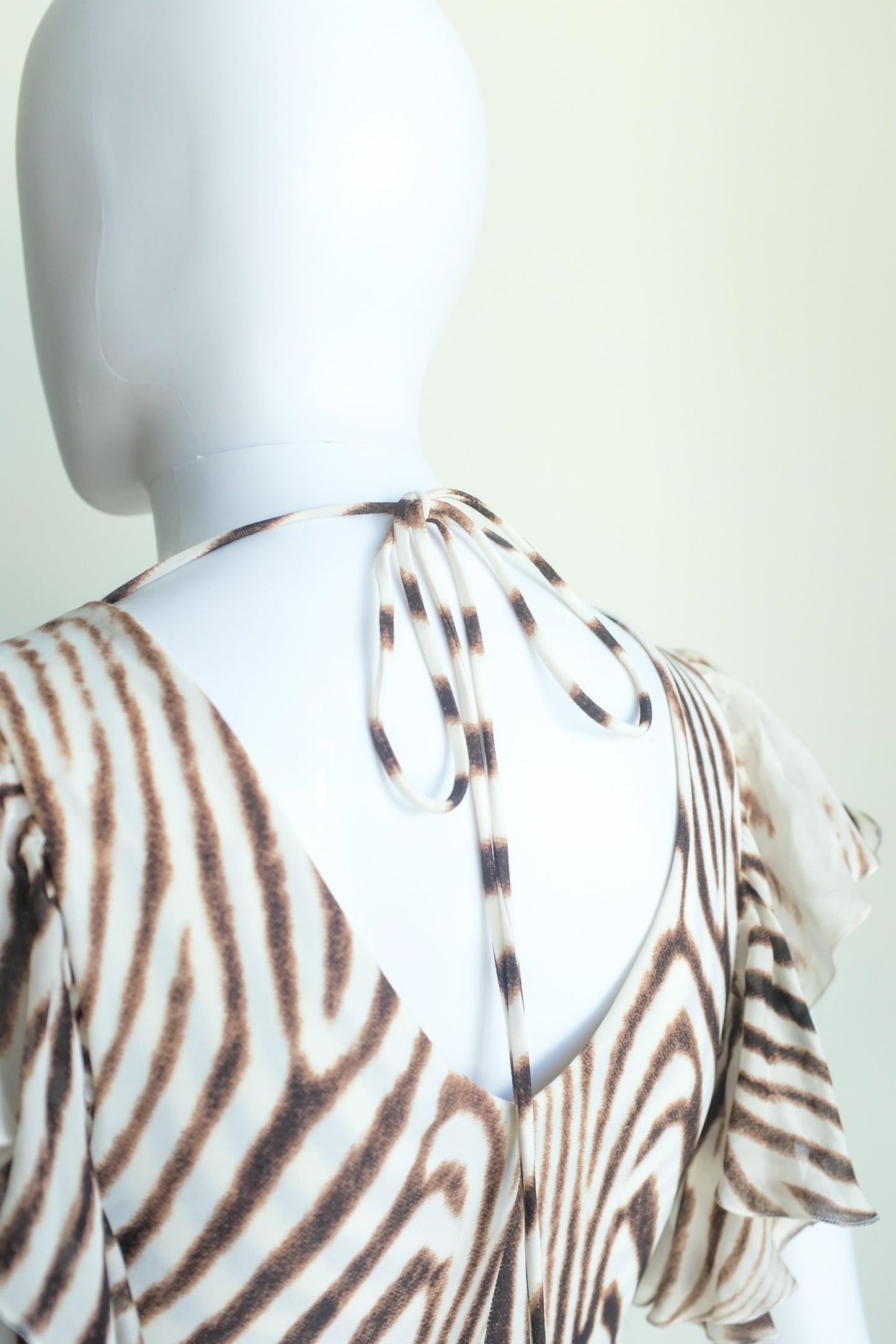 Roberto Cavalli Zebra Cocktail Dress