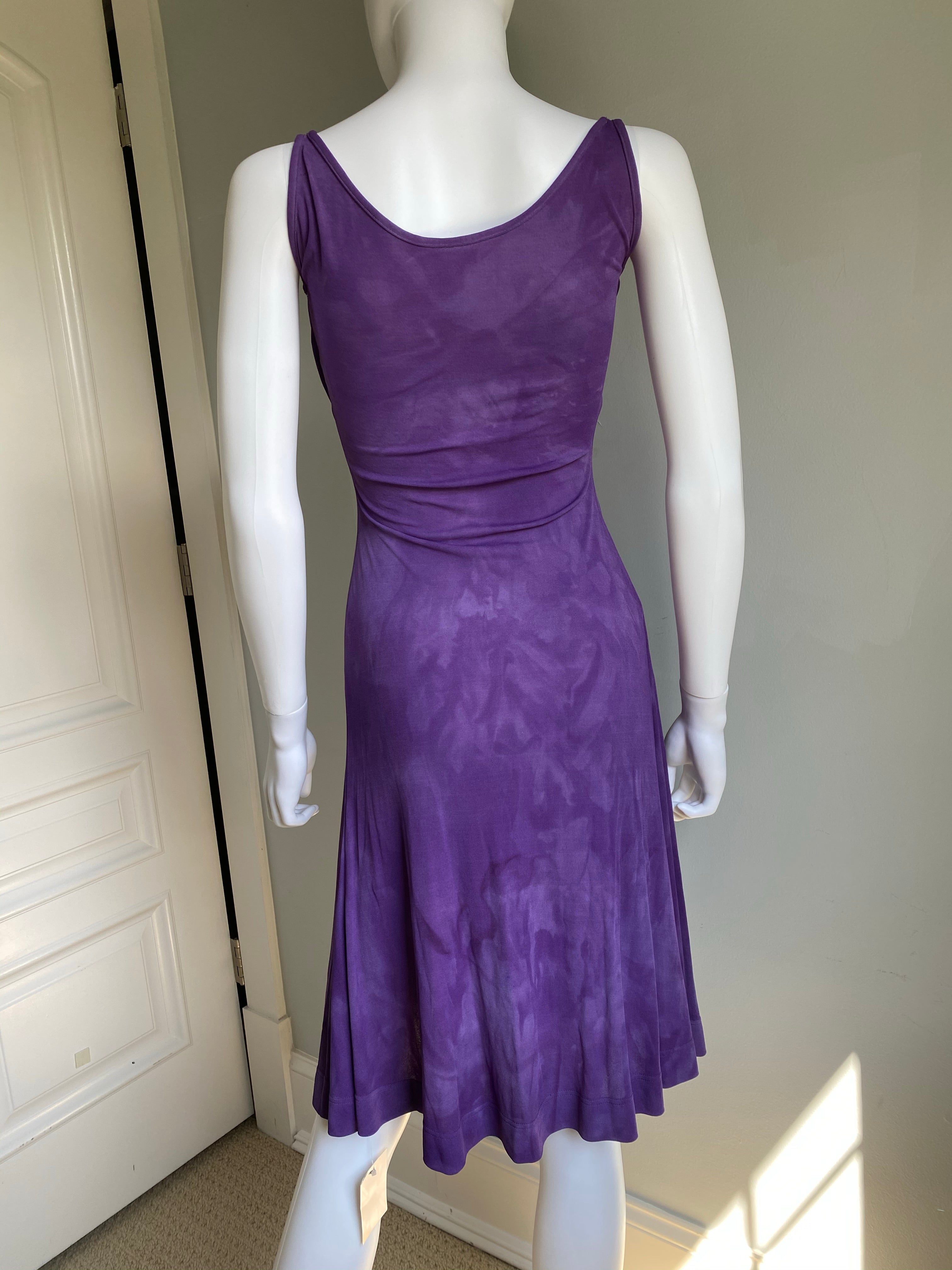 Vivienne Westwood Drape Purple Dress