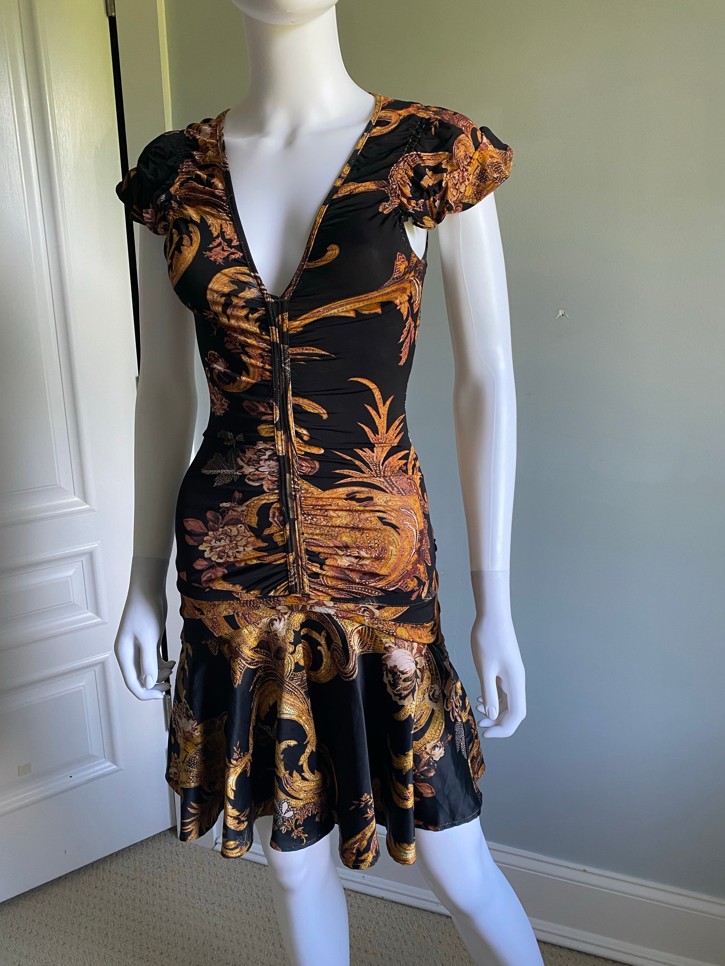 Roberto Cavalli for Just Cavalli Baroque Dress