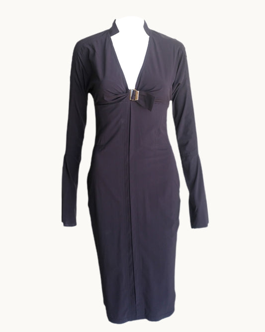 Gucci Tom Ford Cocktail Buckle Dress