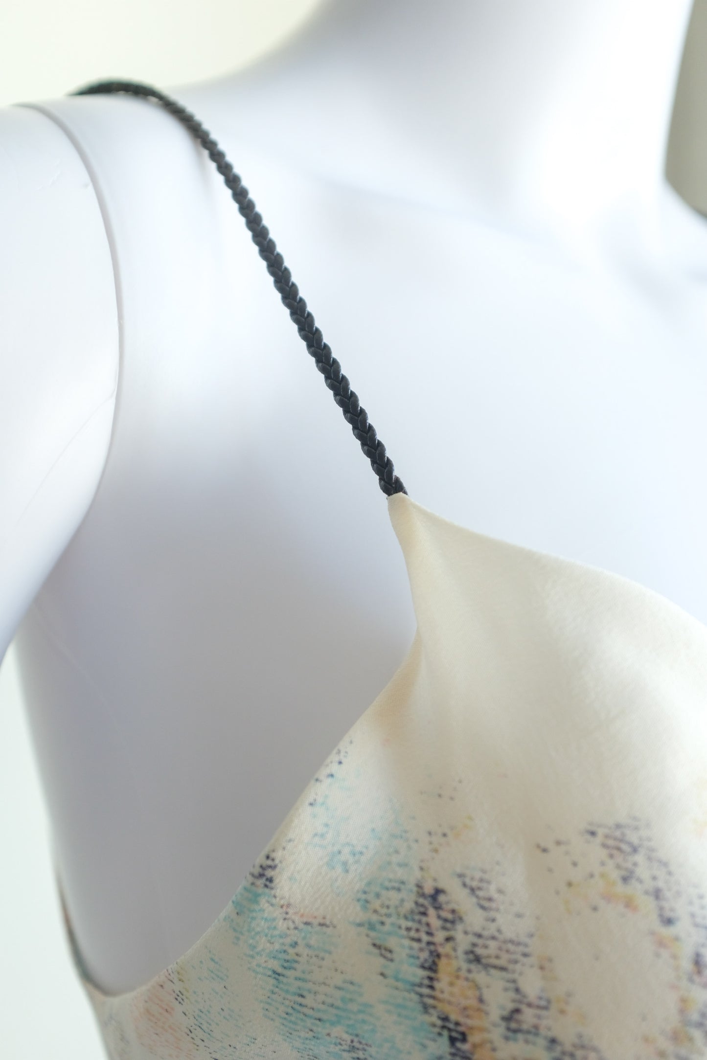 Roberto Cavalli Silk Lace Up Cocktail Dress