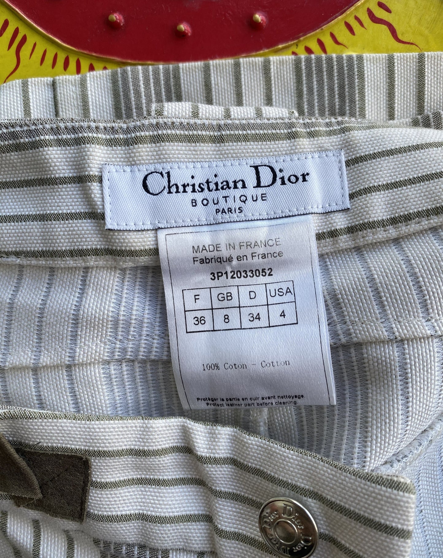 Christian Dior x John Galliano Street Chic Lace Up Skirt