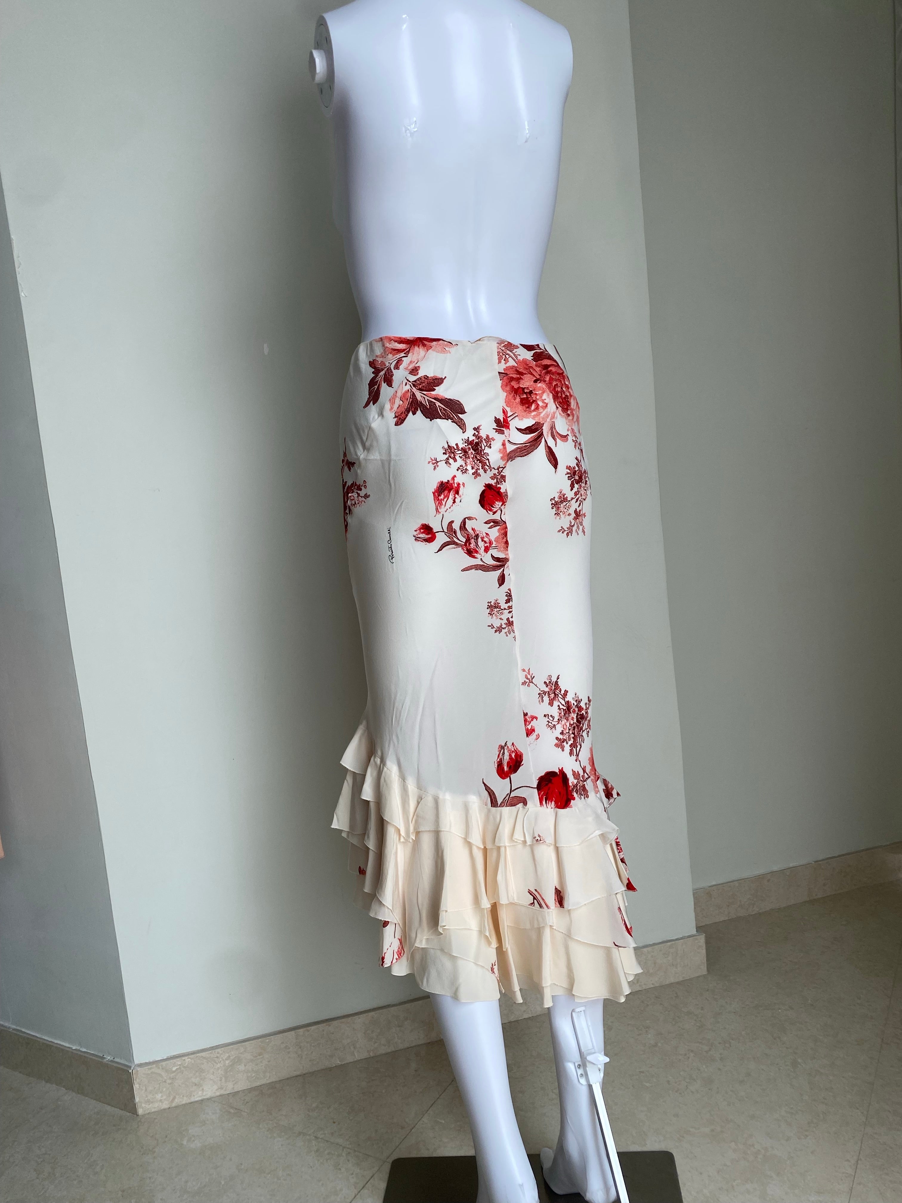 Roberto Cavalli SS2002 Silk Skirt Look 19